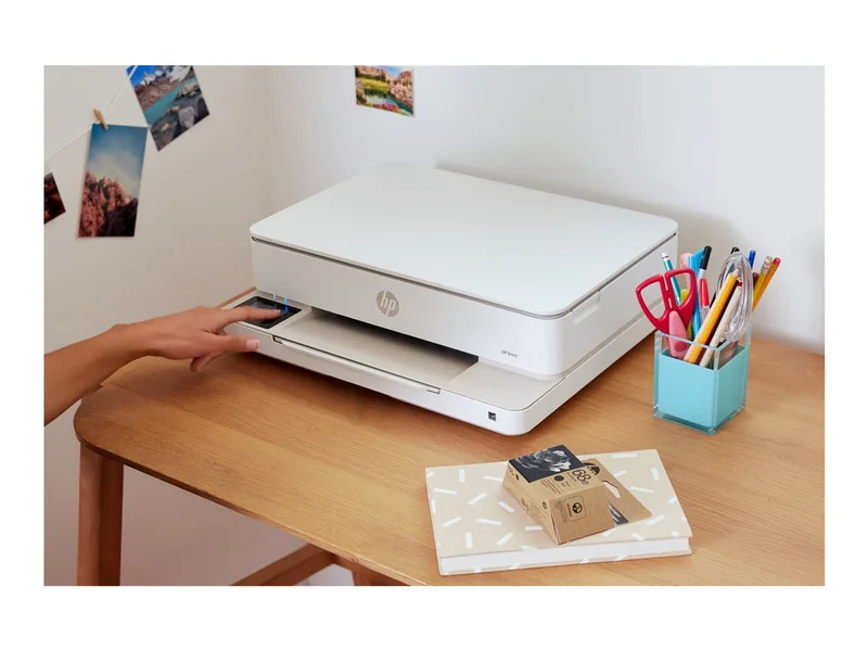 Impressora Multifunções HP Envy 6122 All-in-One A4 Jacto de Tinta 10ppm Wi-Fi USB 2.0 Ecrã Tátil 2.4" Branco - Imagem 13