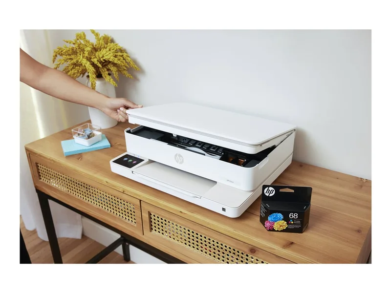 Impressora Multi-funções HP Envy 6122 Jacto de Tinta A4 10ppm Wi-Fi AirPrint Ecrã Tátil 2.4" Branco - Imagem 15