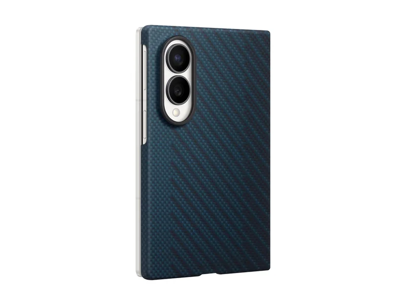 Capa Protetora Samsung EF-KF971 Magnética em Carbono Azul para Galaxy Z Fold8 - Imagem 4