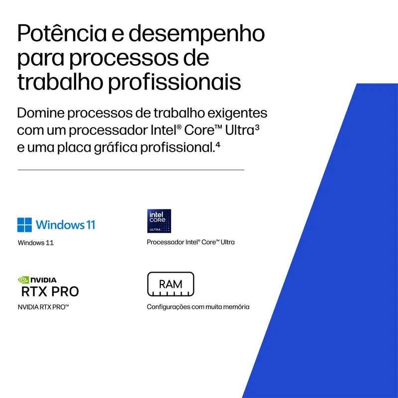 Portátil Workstation HP Zbook X G2i 16" Intel Core Ultra 7 32GB 1TB SSD RTX Pro 1000 W11P - Imagem 9