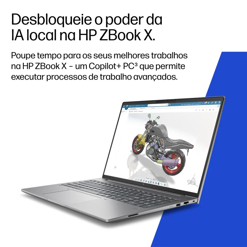Workstation Portátil HP ZBook 16 Intel Core Ultra 9 48GB 1TB SSD 16" WQUXGA NVIDIA RTX 2000 W11P - Imagem 9