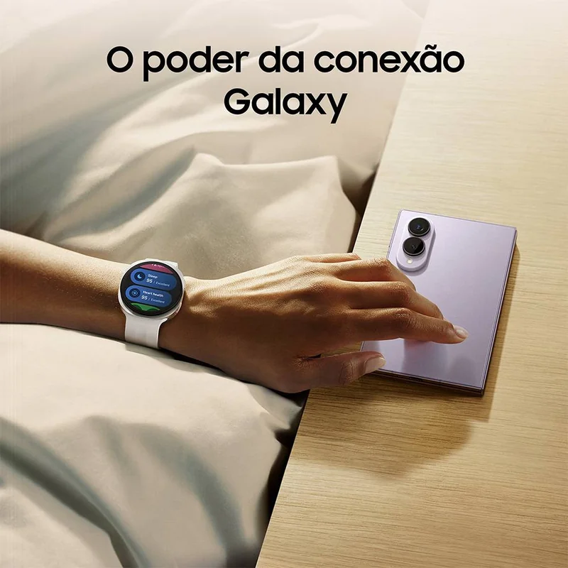 Smartwatch SAMSUNG Galaxy Watch9 40mm LTE Bege - Imagem 8