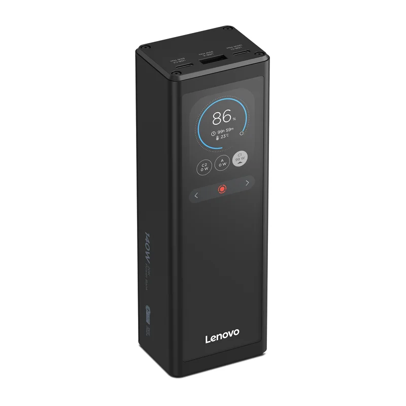 Power Bank Lenovo 140W Smart Laptop Gold Grey - Imagem 1