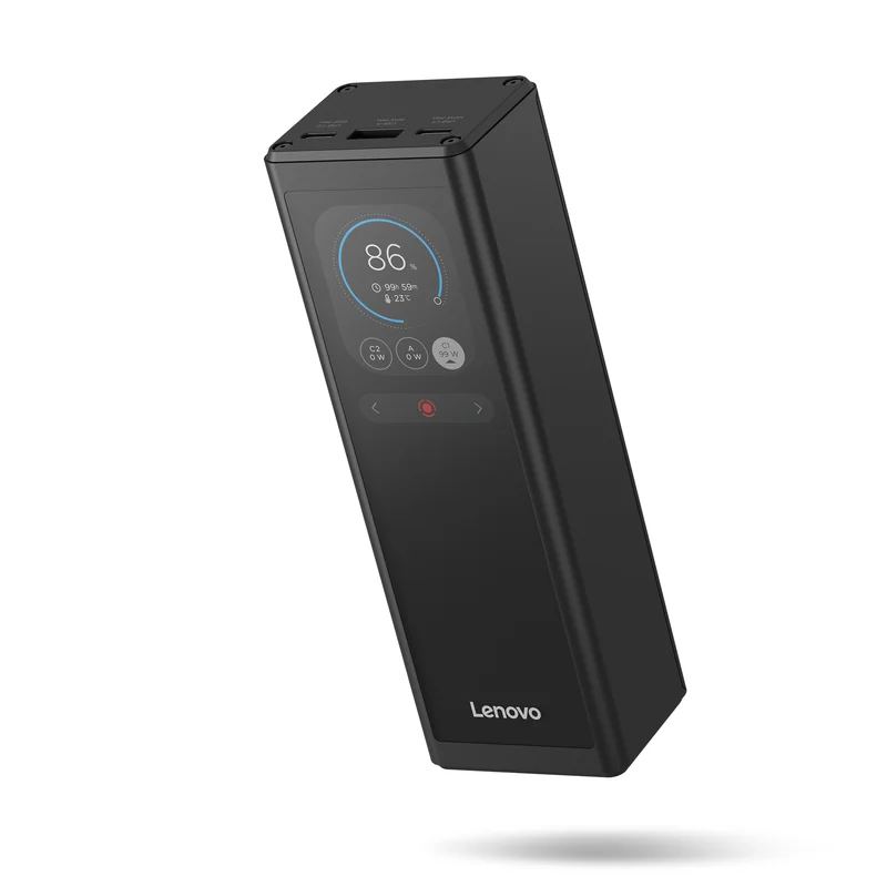 Power Bank Lenovo 140W Smart Laptop Gold Grey - Imagem 3