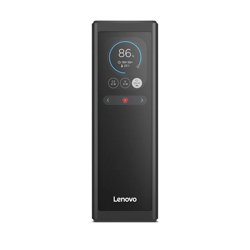 Power Bank Lenovo 140W Smart Laptop Gold Grey - Imagem 4