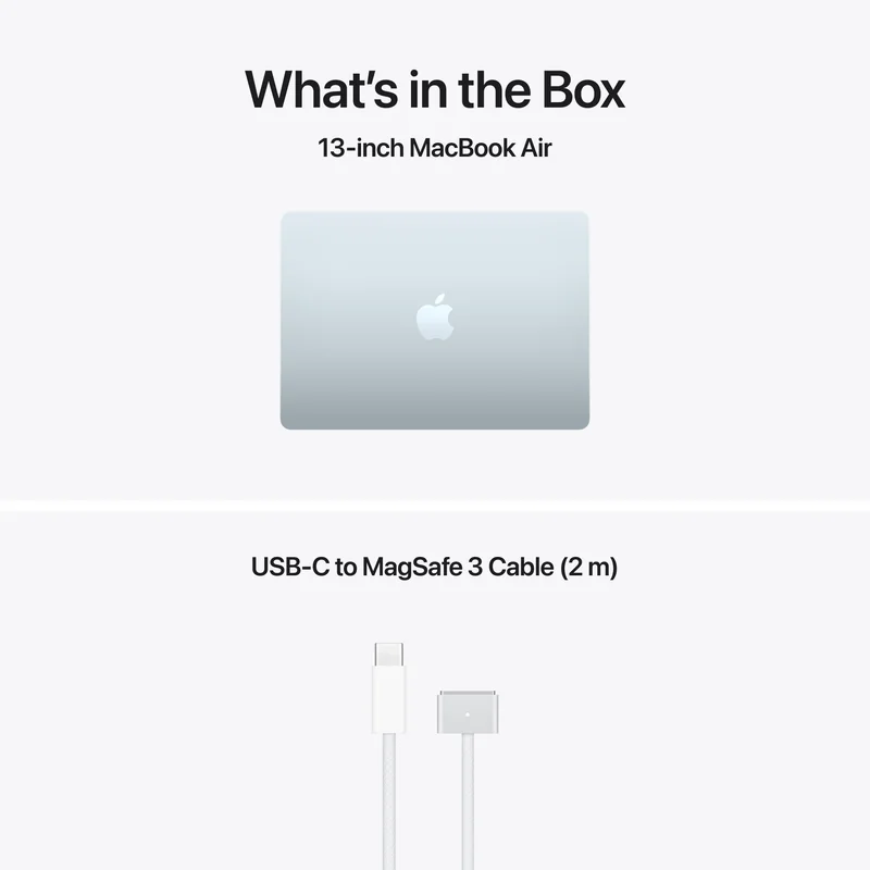 Portátil Apple MacBook Air 13" Chip M5 10-Core CPU 10-Core GPU 16GB 1TB SSD Azul Céu - Imagem 9
