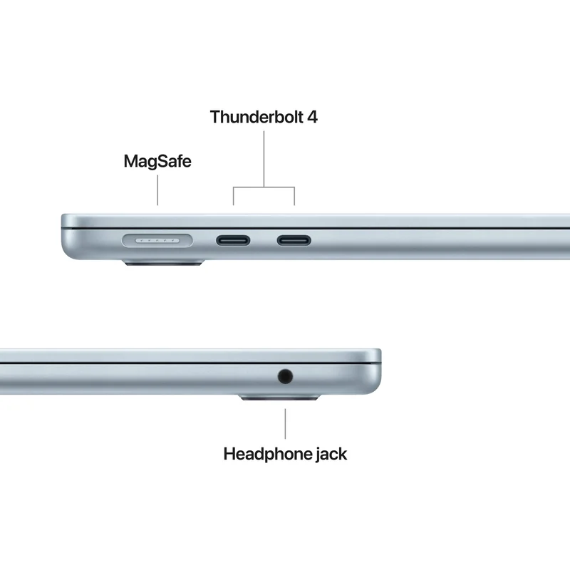 Portátil Apple MacBook Air 13" Chip M5 10-Core CPU 10-Core GPU 16GB 1TB SSD Azul Céu - Imagem 6