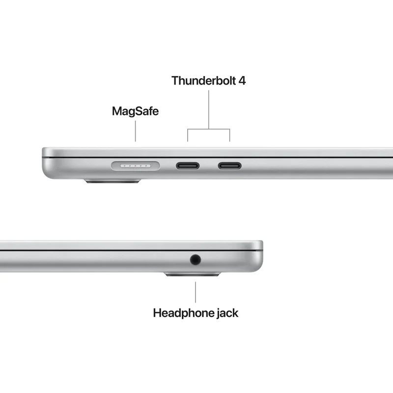 Portátil Apple MacBook Air 15" Chip M5 10-Core CPU 10-Core GPU 16GB 1TB SSD Prateado - Imagem 6