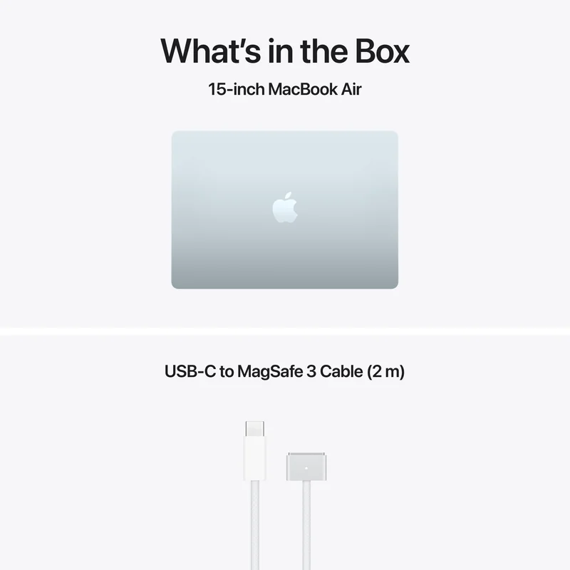 Portátil Apple MacBook Air 15" Chip M5 CPU 10-Core GPU 10-Core 16GB 512GB SSD Azul Celeste - Imagem 9