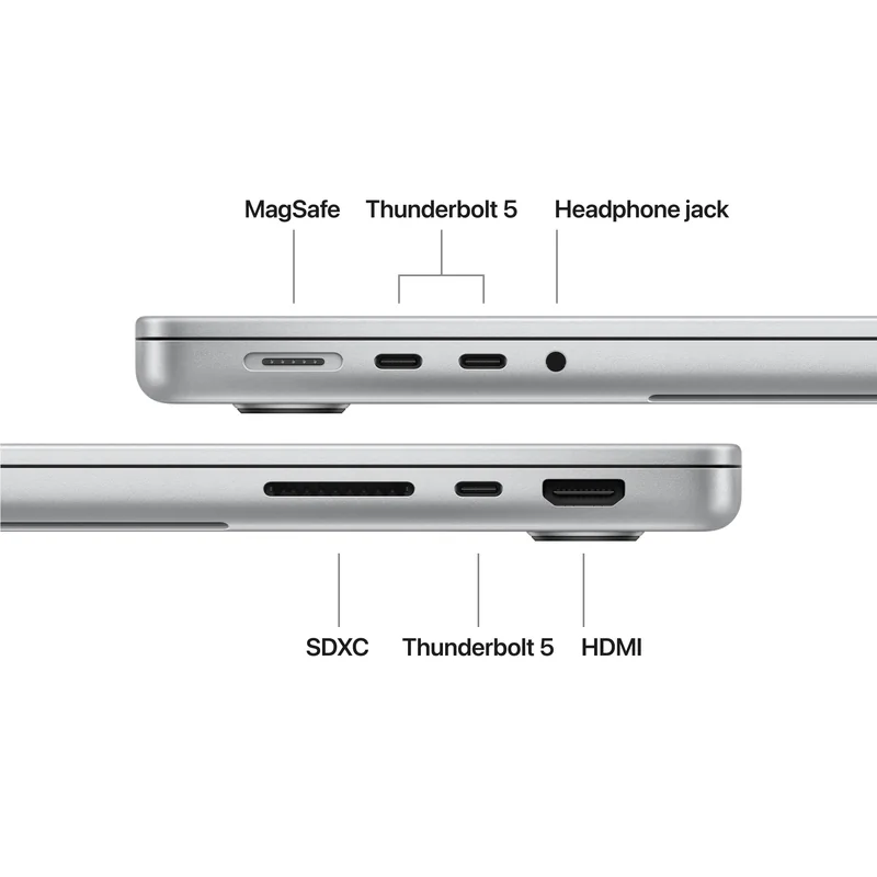 Portátil Apple MacBook Pro 14" M5 Max 18-Core CPU 32-Core GPU 36GB 2TB SSD Prateado - Imagem 7