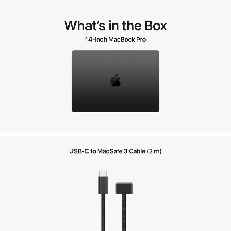 Portátil Apple MacBook Pro 14" M5 Pro 18-Core CPU 20-Core GPU 24GB 2TB SSD Preto Espacial - Imagem 8