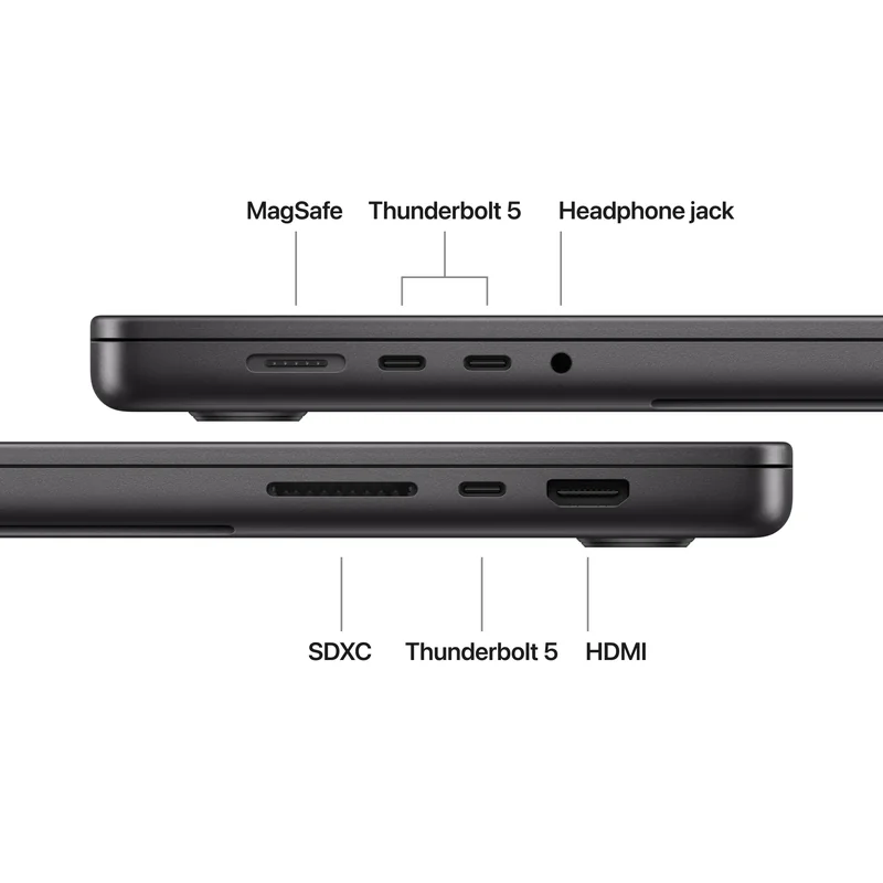 Portátil Apple MacBook Pro 16" M5 Max 18-Core CPU 40-Core GPU 48GB 2TB SSD Preto Espacial - Imagem 7
