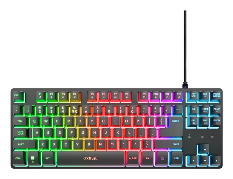 Bundle Gaming 3-em-1 Trust GXT 794 Teclado Rato e Tapete Layout PT Preto - Imagem 2