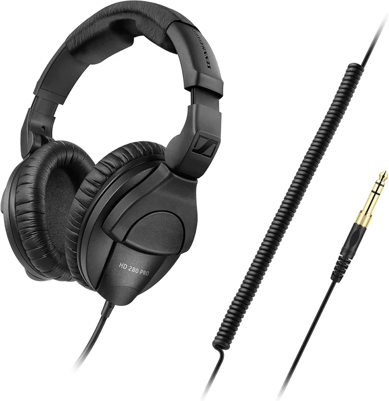 Auscultadores Sennheiser HD 280 Pro de Monitorização Profissional Preto - Imagem 4