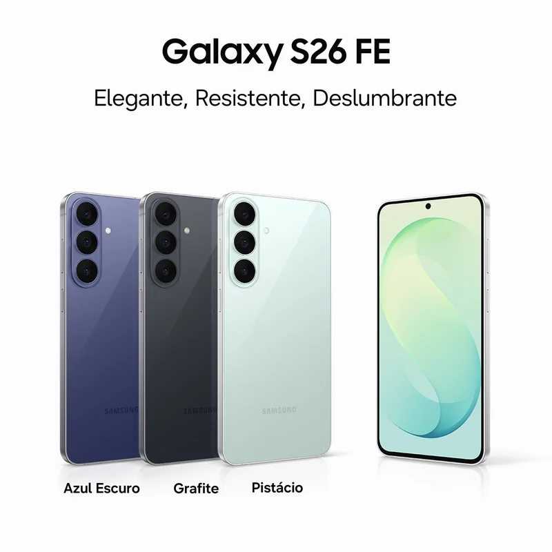 Smartphone SAMSUNG Galaxy S26 FE 512GB Azul Escuro - Imagem 2
