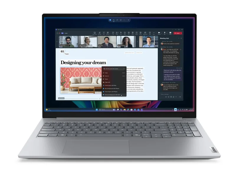 Portátil LENOVO ThinkBook 16 G9 Intel Core Ultra 7 32GB 512GB SSD 16" WUXGA Windows 11 Pro