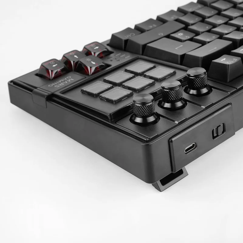 Teclado Mecânico Mars Gaming MK-MASTER 79 Teclas Hot-Swap Preto Layout PT - Imagem 7