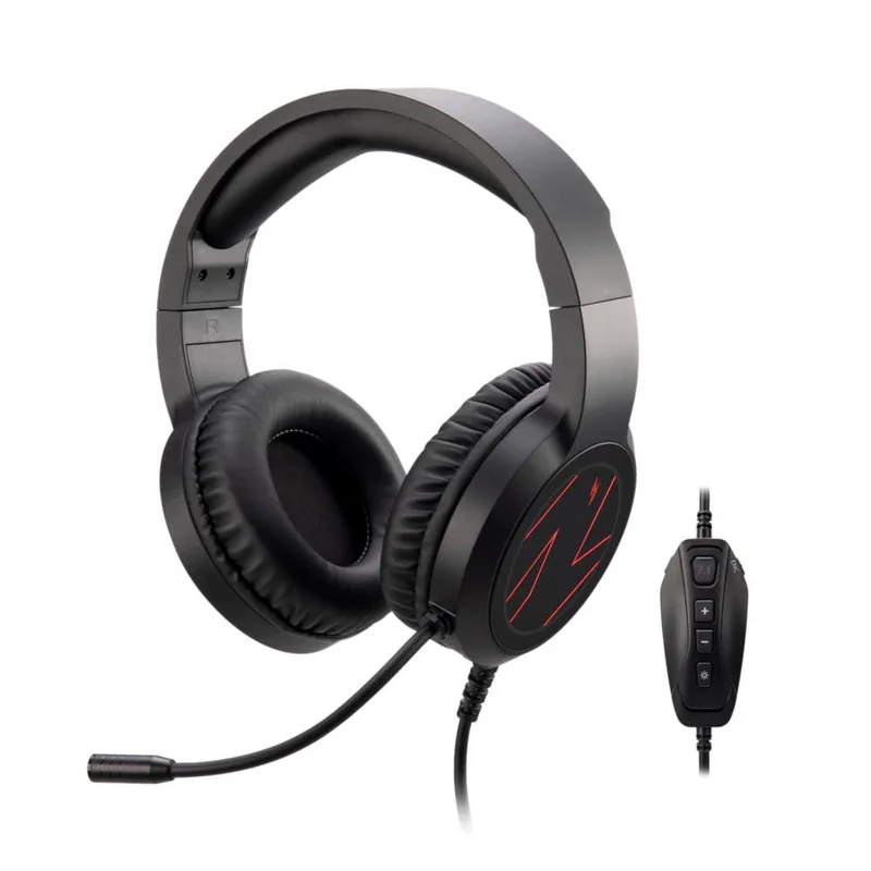 Headset Gaming Acer Nitro NHW310 7.1 Surround Sound ENC Preto - Imagem 1
