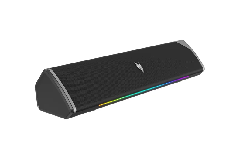 Soundbar Acer Nitro NSK510 Gaming 20W Bluetooth RGB Drivers 66mm Preto - Imagem 3
