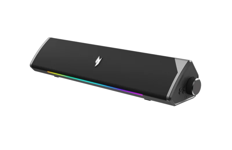 Soundbar Acer Nitro NSK510 Gaming 20W Bluetooth RGB Drivers 66mm Preto - Imagem 4