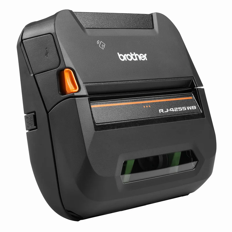 Impressora de Etiquetas Portátil Brother RJ-4255WBL 113mm Bluetooth Wi-Fi USB LCD com Bateria - Imagem 3