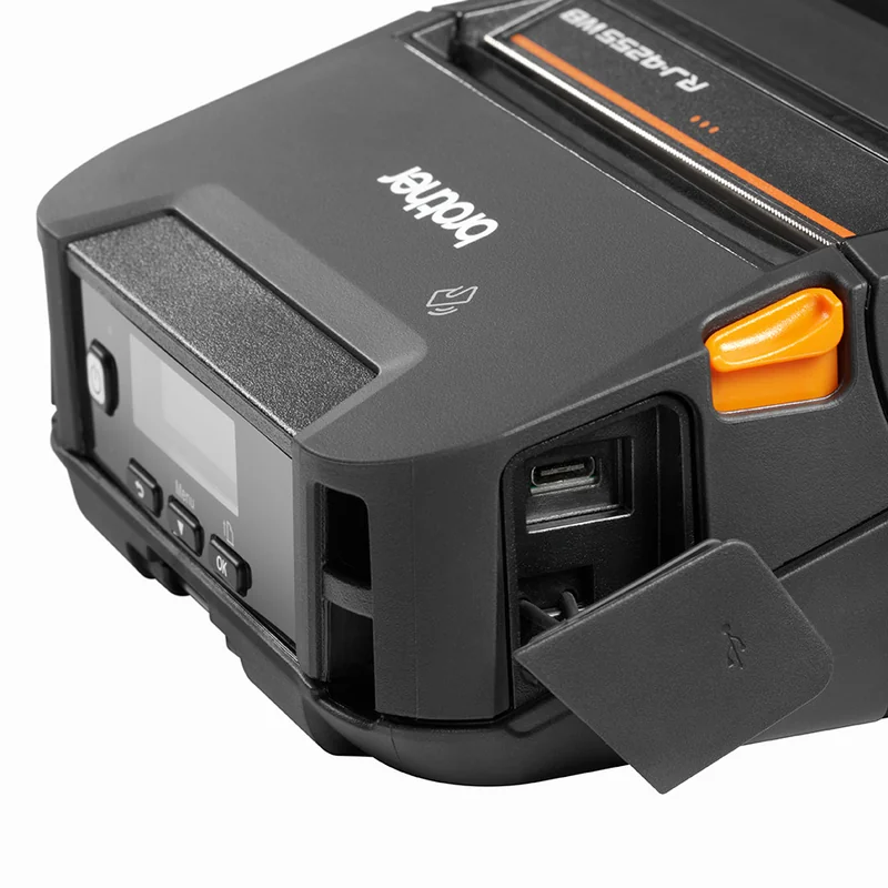 Impressora de Etiquetas Portátil Brother RJ-4255WBL 113mm Bluetooth Wi-Fi USB LCD com Bateria - Imagem 2