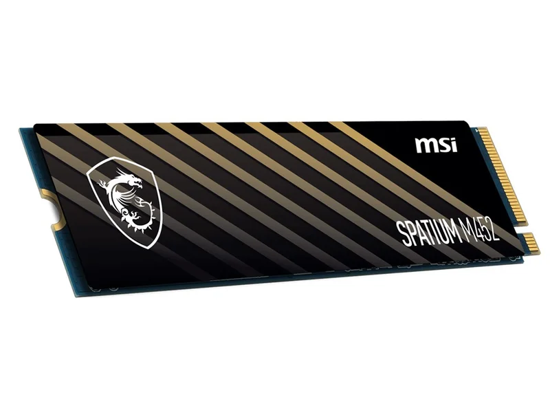 SSD Interno MSI Spatium M452 500GB M.2 NVMe PCIe 4.0 (3600MB/s Leitura / 3100MB/s Escrita)