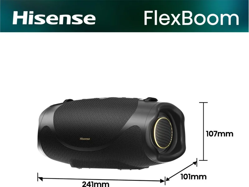 Coluna Bluetooth HISENSE FLEXBOOM - Imagem 2