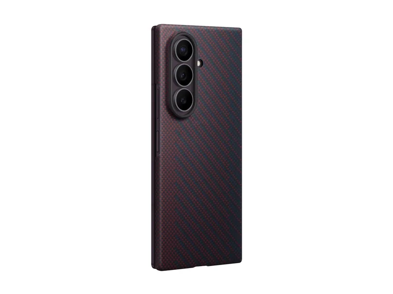 Capa Protectora Samsung EF-KF976 Galaxy Z Fold8 Ultra em Carbono com Ímanes Violeta - Imagem 4