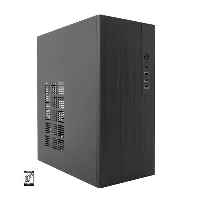 Caixa PC CoolBox M460 Micro-ATX 1x 3.5" 1x 2.5" Sem Fonte - Imagem 1