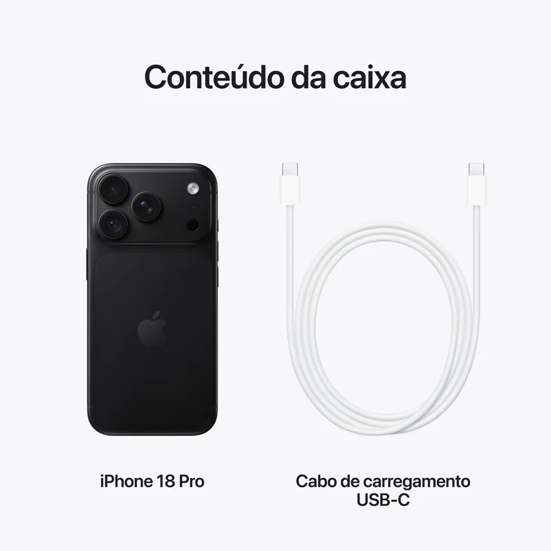 Smartphone Apple iPhone 18 Pro 6.3" 5G 256GB Tripla Câmara 48MP OLED 120Hz Preto - Imagem 9
