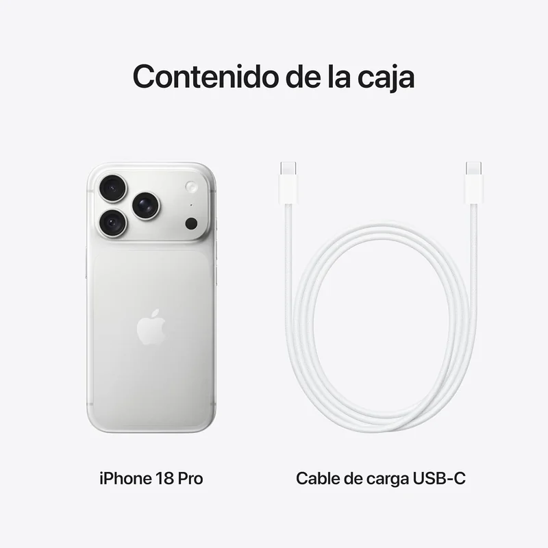 Smartphone Apple iPhone 18 Pro 1TB 5G Ecrã OLED 6.3" 120Hz Processador A20 Pro Tripla Câmara 48MP Prata - Imagem 10
