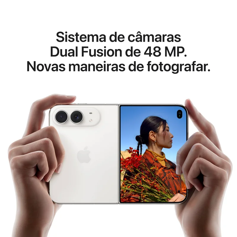 Smartphone Apple iPhone Duo 7.6" A20 Pro 2TB 5G Ecrã Duplo 120Hz Titânio Céu Nocturno - Imagem 5