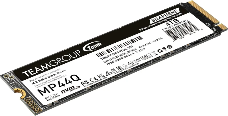 SSD Interno Team Group MP44Q 4TB M.2 PCIe 4.0 NVMe - Imagem 3