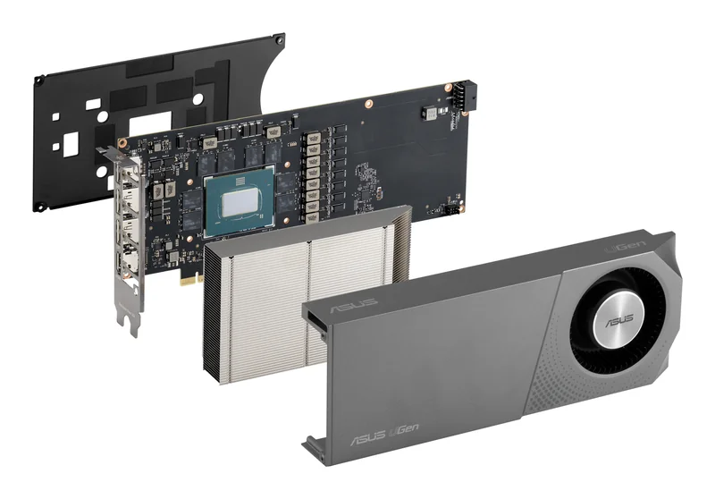 Placa Gráfica ASUS UGen Intel Arc Pro B70 32GB 3xDP 1xHDMI - Imagem 17