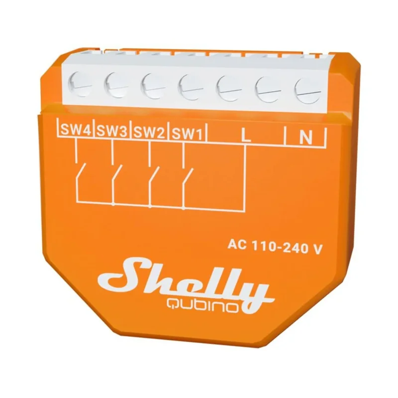 Controlador de Cenas Shelly Wave i4 com 4 Entradas para Automação Smart Home - Imagem 2