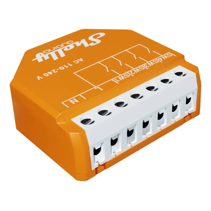 Controlador de Cenas Shelly Wave i4 com 4 Entradas para Automação Smart Home - Imagem 1