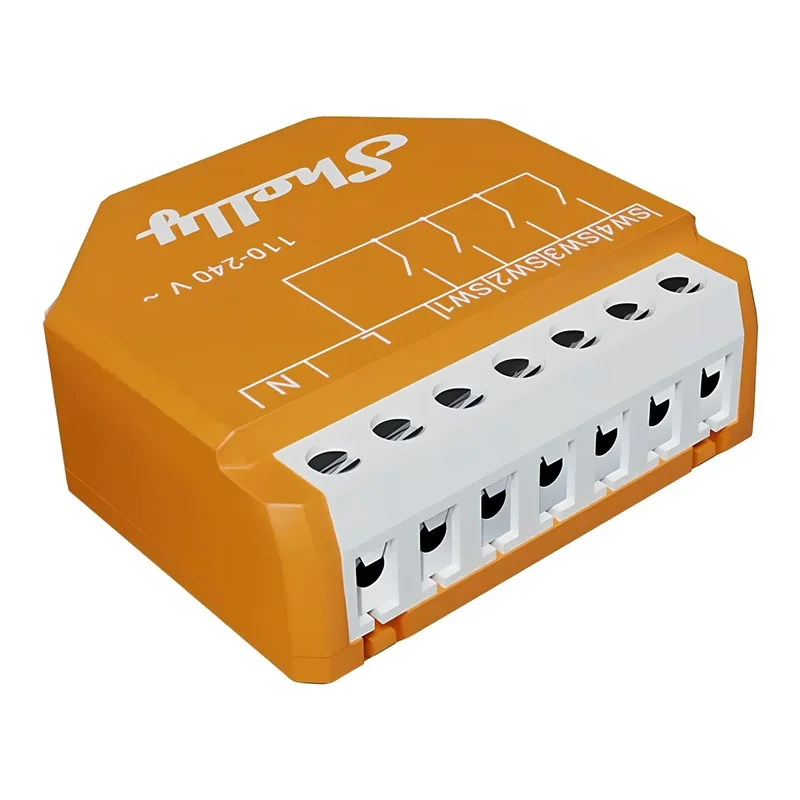Controlador de Cenas Shelly Wave i4 EU LR Z-Wave 4 Entradas Automação - Imagem 2