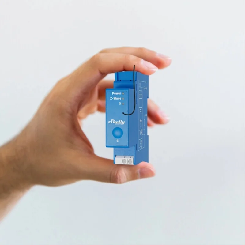 Interruptor Inteligente SHELLY Wave Pro 1 Calha DIN 1 Canal Z-Wave QPSW-0A1X16EU - Imagem 4