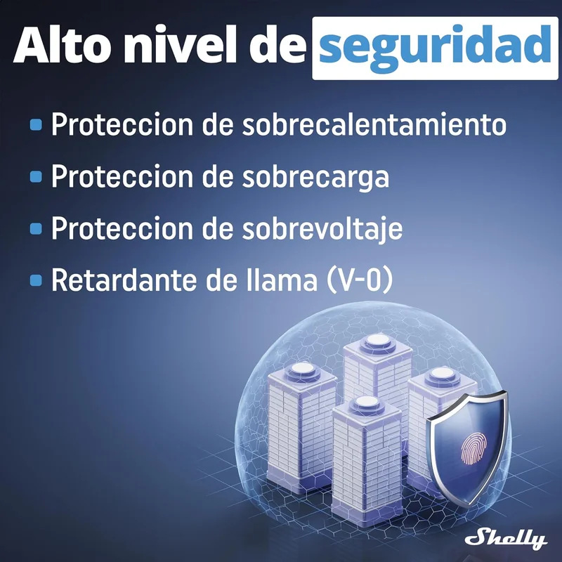 Interruptor Inteligente Shelly Wave Pro 2PM 2 Canais Z-Wave Monitorização de Energia Calha DIN Preto - Imagem 7