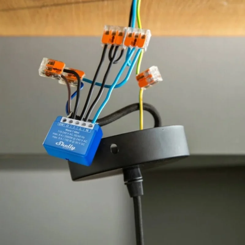 Interruptor Inteligente Shelly Wave 1 Mini Z-Wave Long Range 1 Canal EU - QTSW-0A1X8EU - Imagem 5
