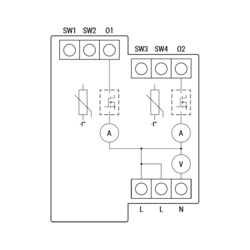 Dimmer Inteligente Shelly Wave Pro Dimmer 2PM 2 Canais Calha DIN Monitorização de Energia Z-Wave - Imagem 8