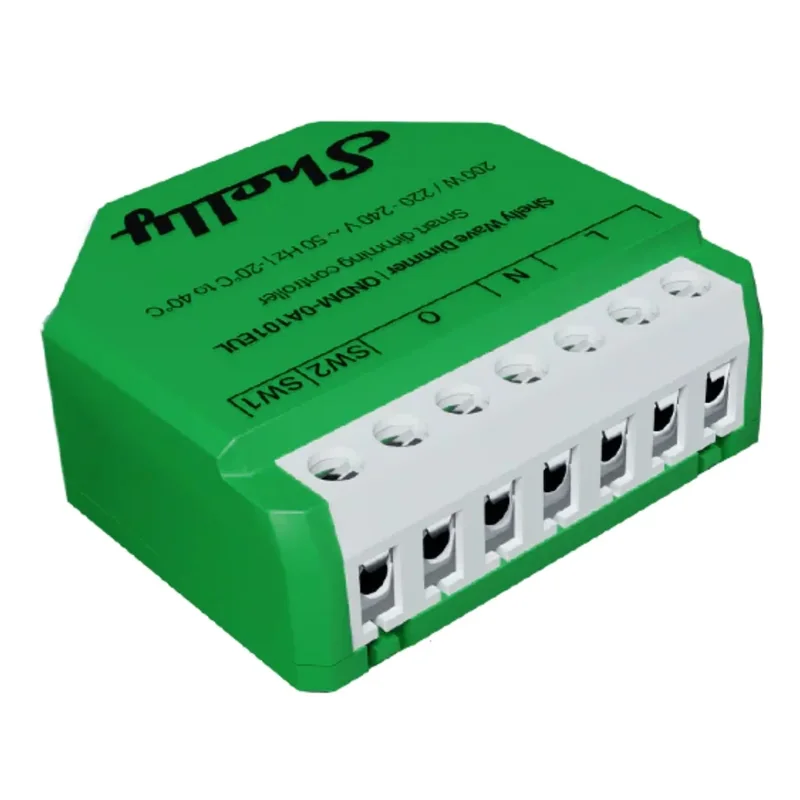 Dimmer Inteligente Shelly Wave Dimmer EU LR Support para Controlo de Iluminação QLDM-0A101EUL - Imagem 3