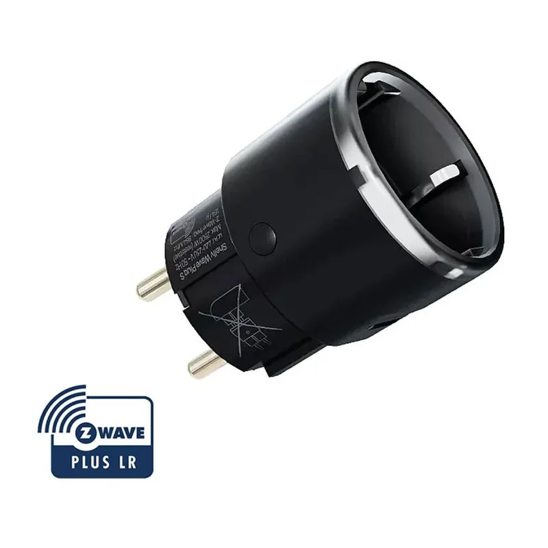 Tomada Inteligente Shelly Wave Plug S LR com Monitorização de Energia e Controlo Remoto Preto - Imagem 2
