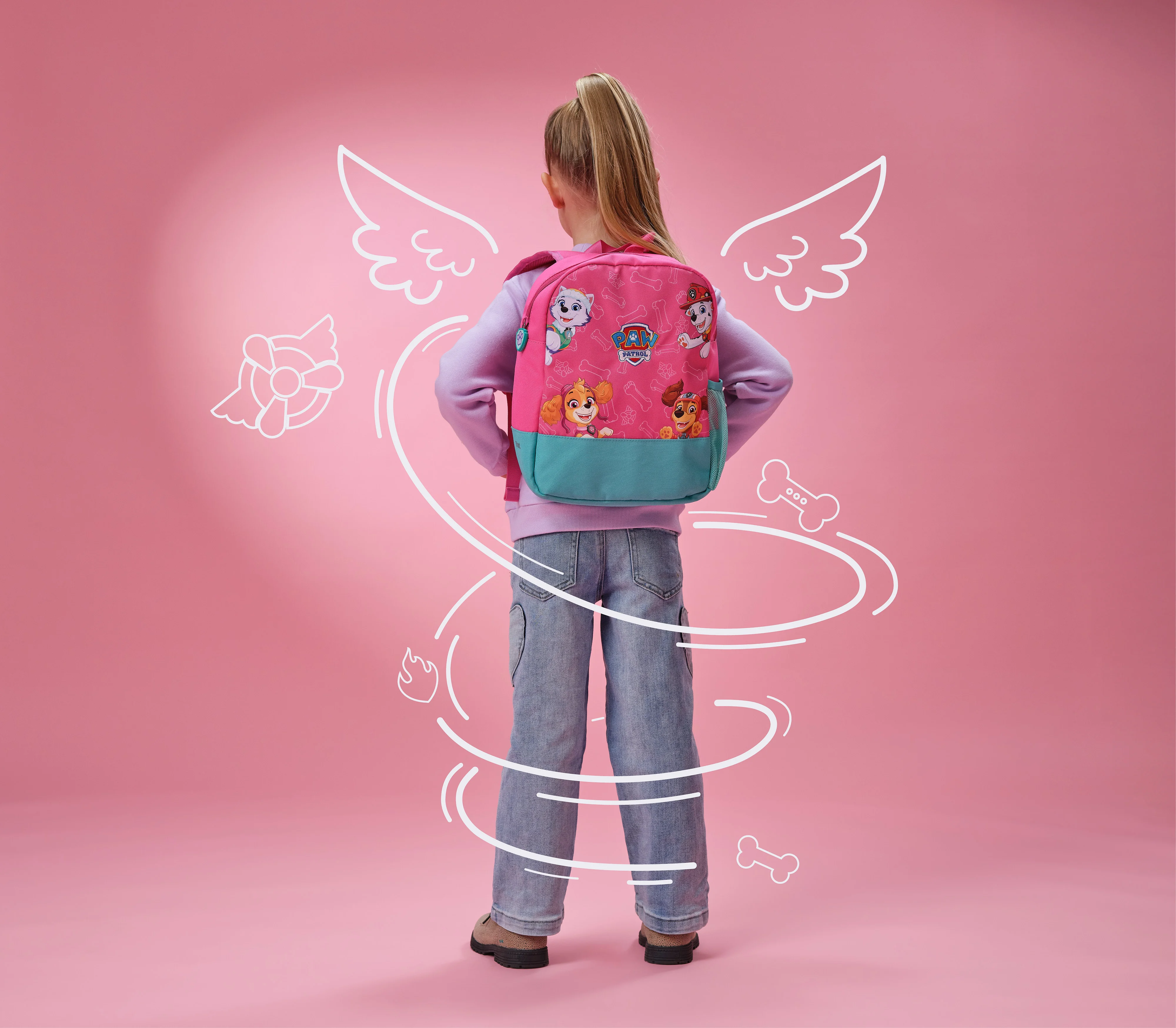 Mochila para Portátil Trust VYMO Paw Patrol – Rosa - Imagem 8