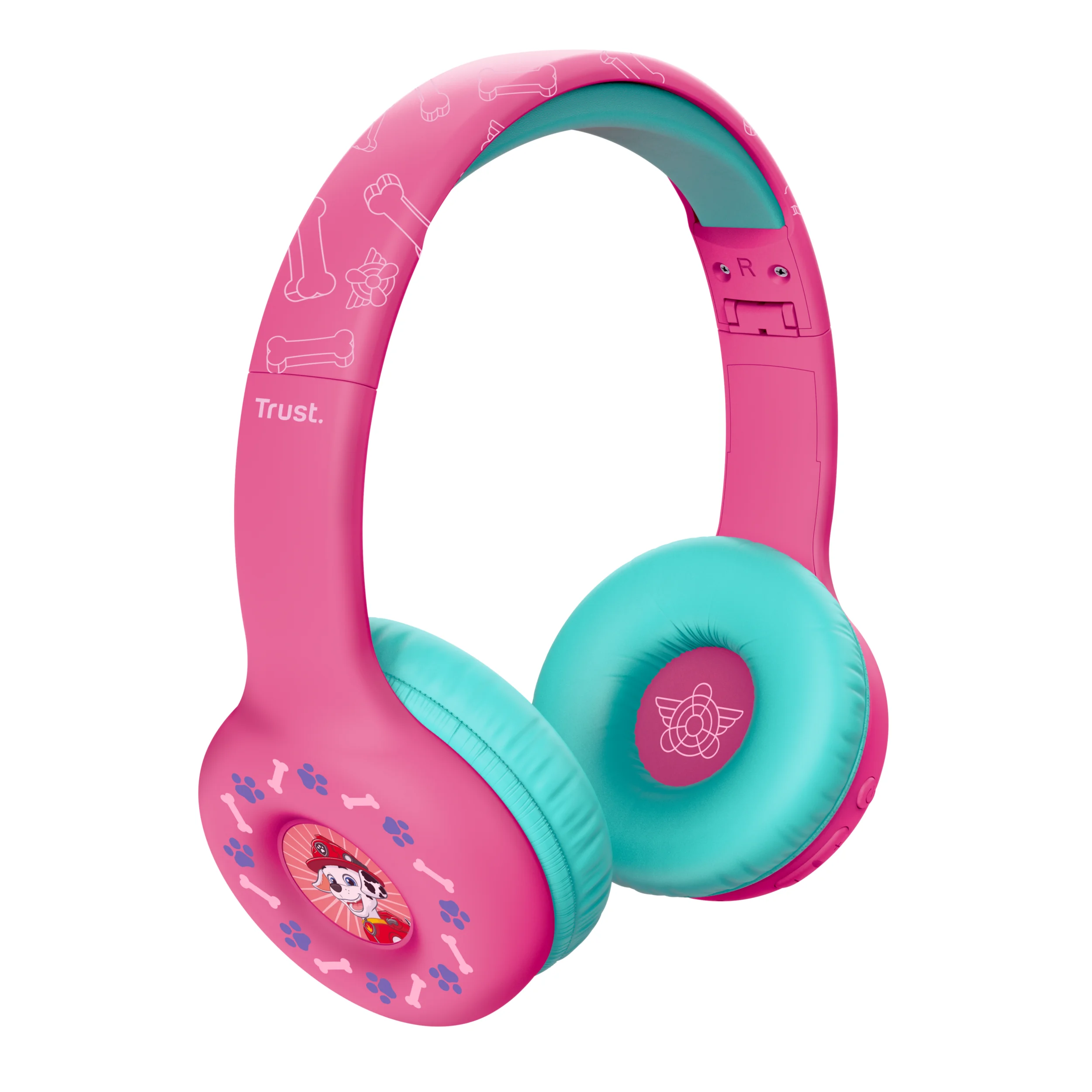 Auriculares Sem Fios Trust NOUNA Paw Patrol para Crianças – Rosa - Imagem 2