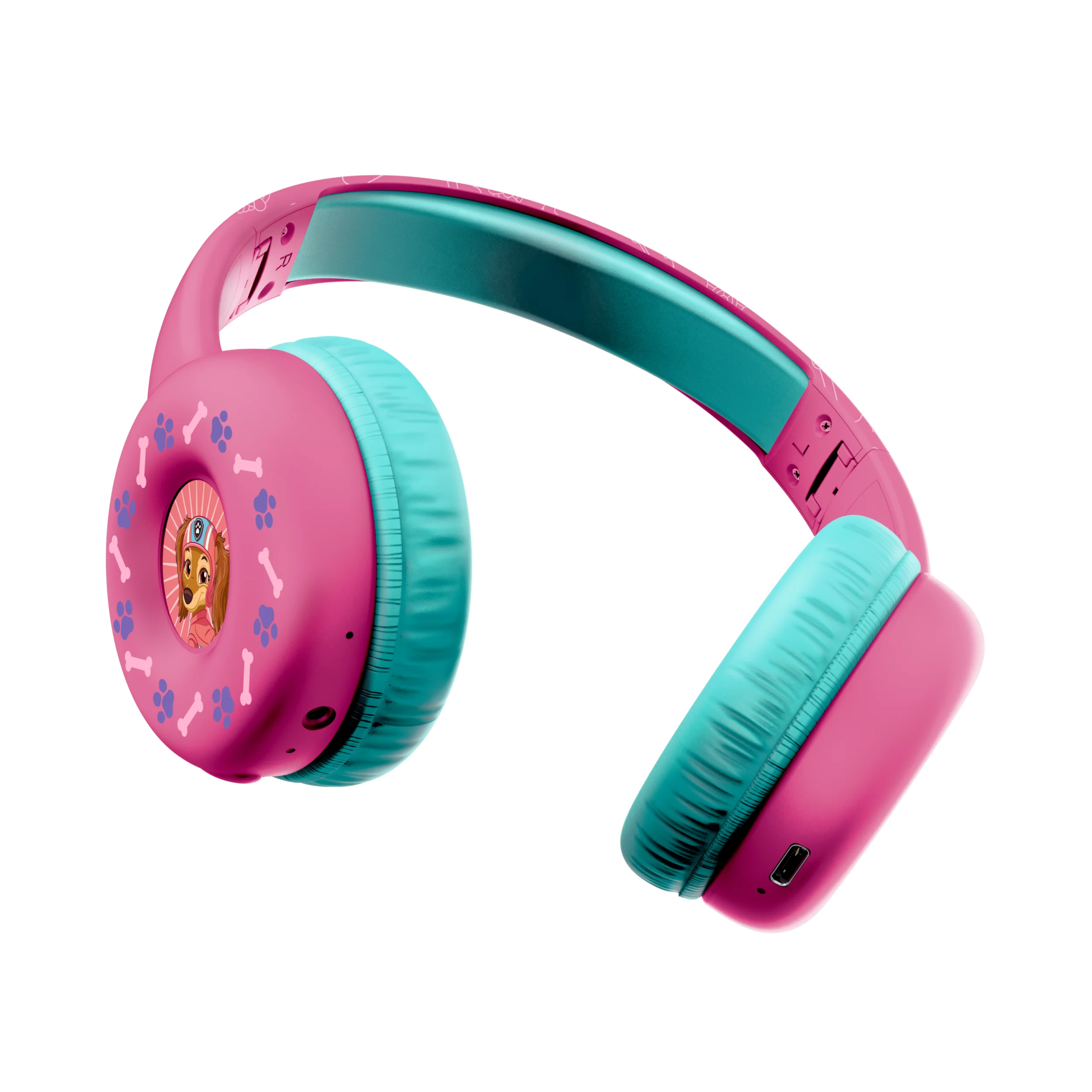 Auriculares Sem Fios Trust NOUNA Paw Patrol para Crianças – Rosa - Imagem 3