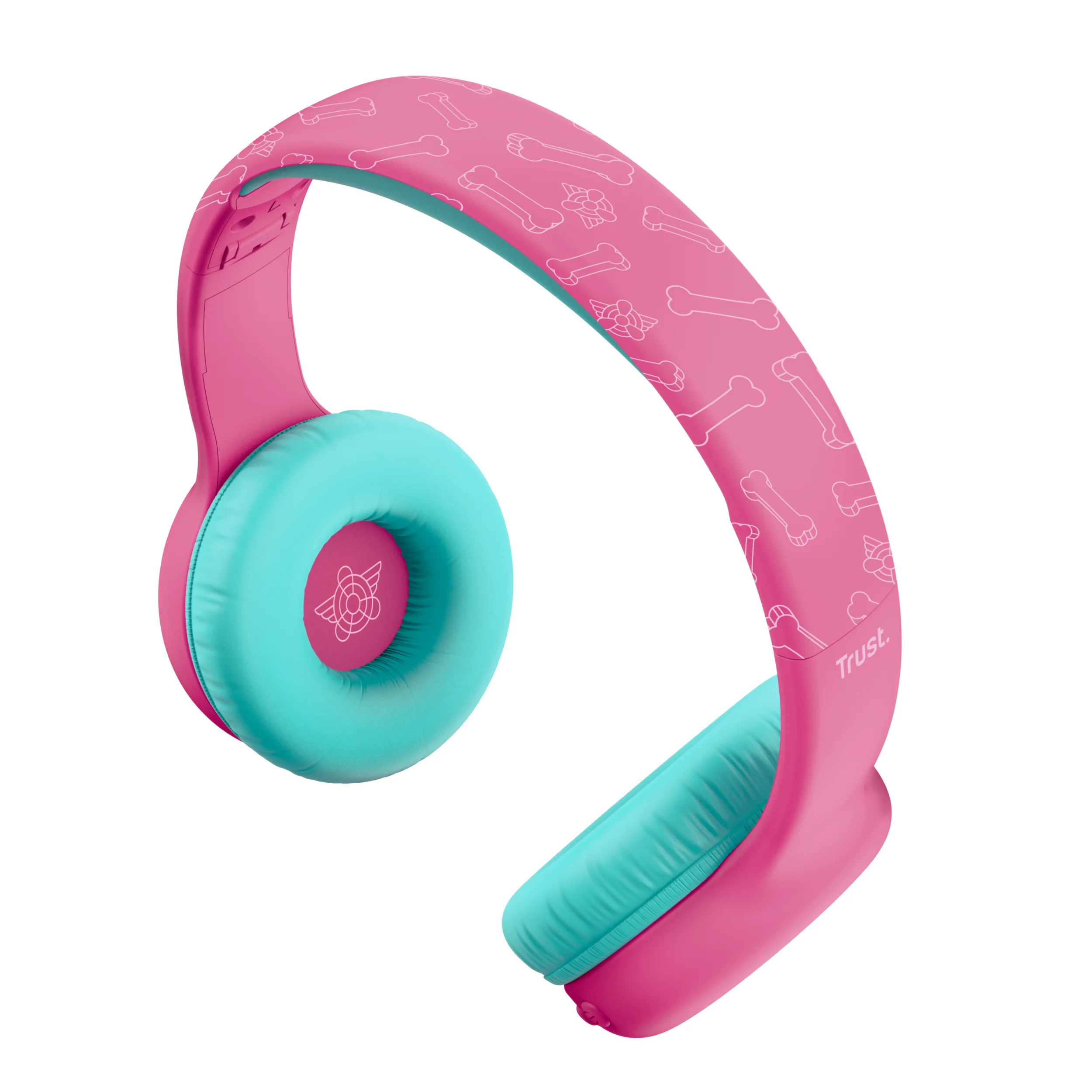 Auriculares Sem Fios Trust NOUNA Paw Patrol para Crianças – Rosa - Imagem 4