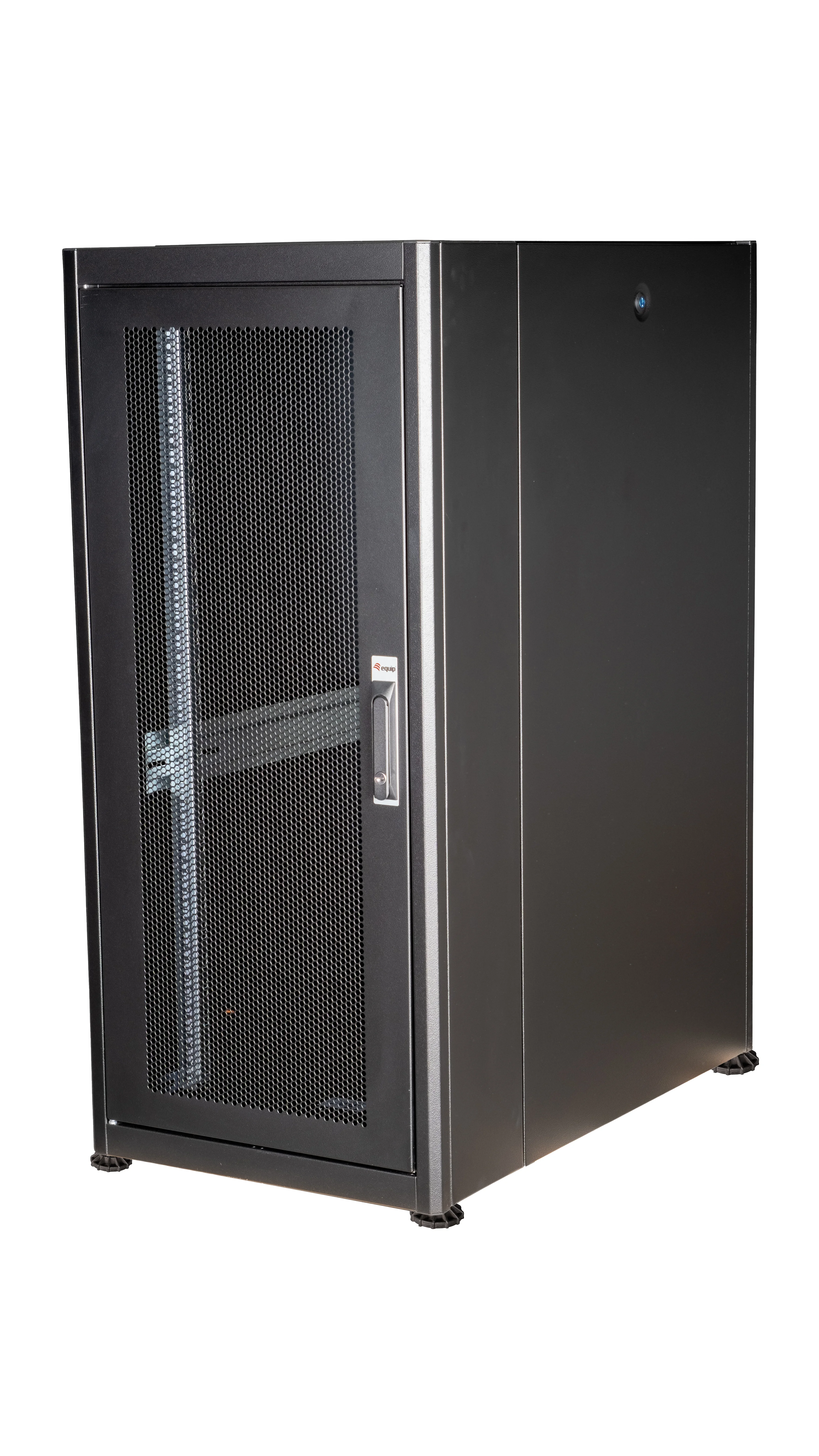 Bastidor Rack 19" Equip Basic Flex 26U 600x1000mm Porta Frontal Perfurada Preto RAL9005 - Imagem 1