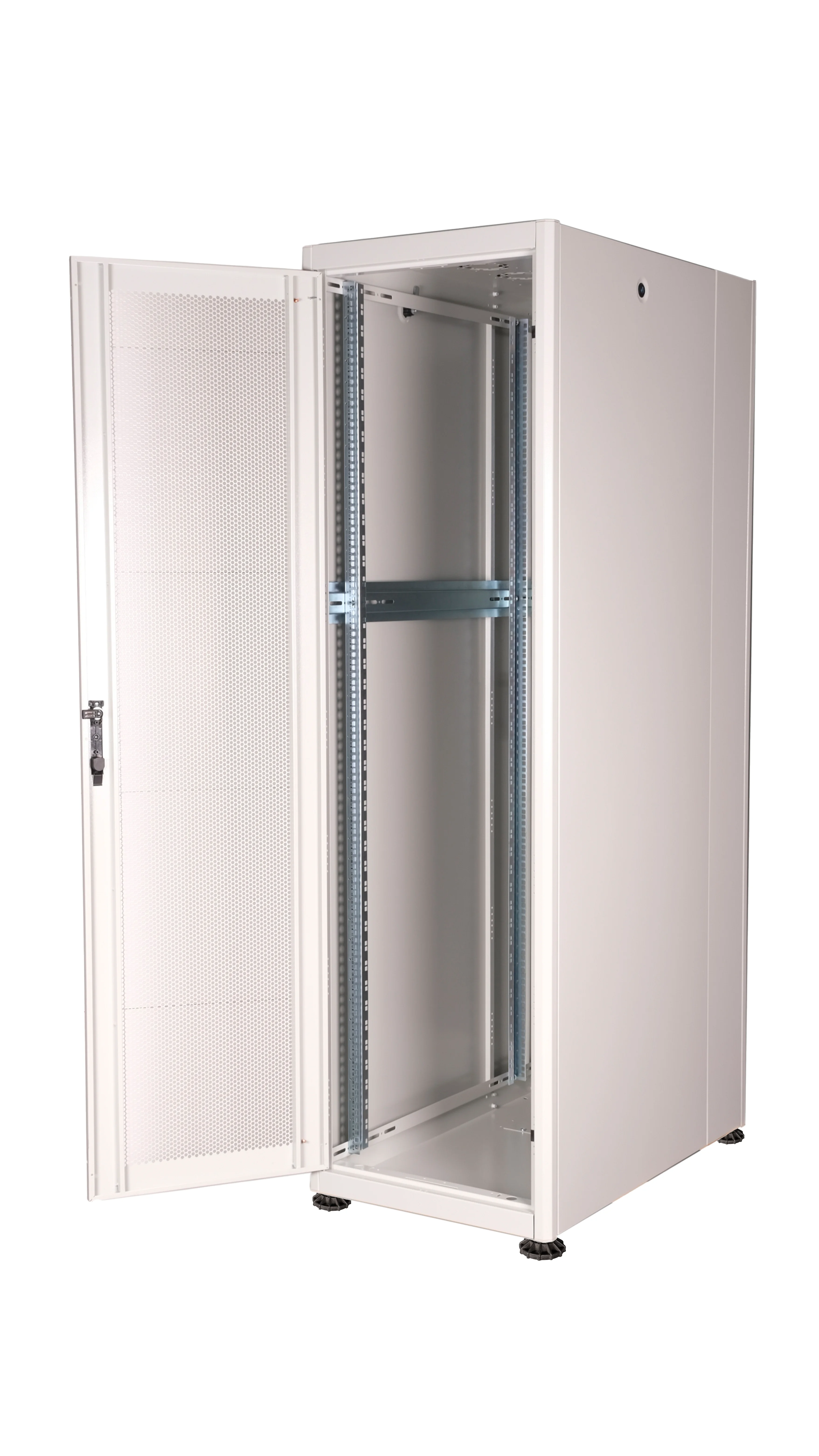 Bastidor rack 19" 42U Equip Basic Flex 600x1000mm Porta Perfurada Cinzento RAL7035 - Imagem 3